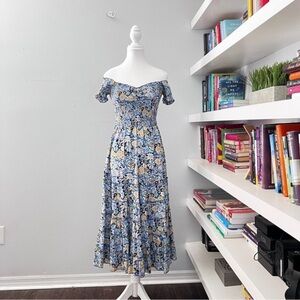 Revolve Heartloom Mina off the shoulder dress Sz XS